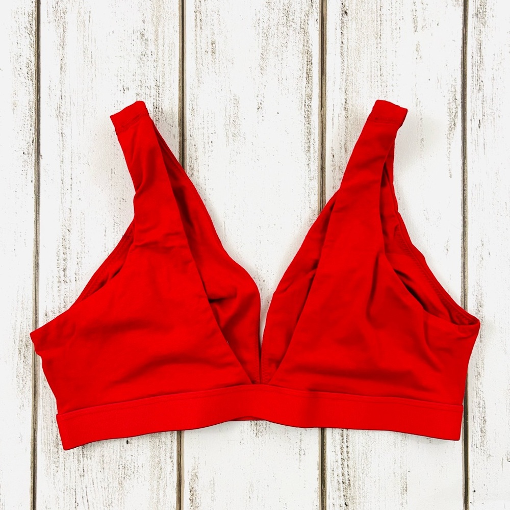 XL Victoria’s Secret Shine Patch Cotton Wireless
Plunge Bralette Bra - Picture 5 of 7